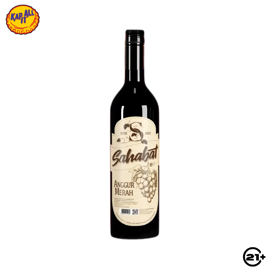 ANGGUR MERAH SAHABAT BUFF LABEL 550ml