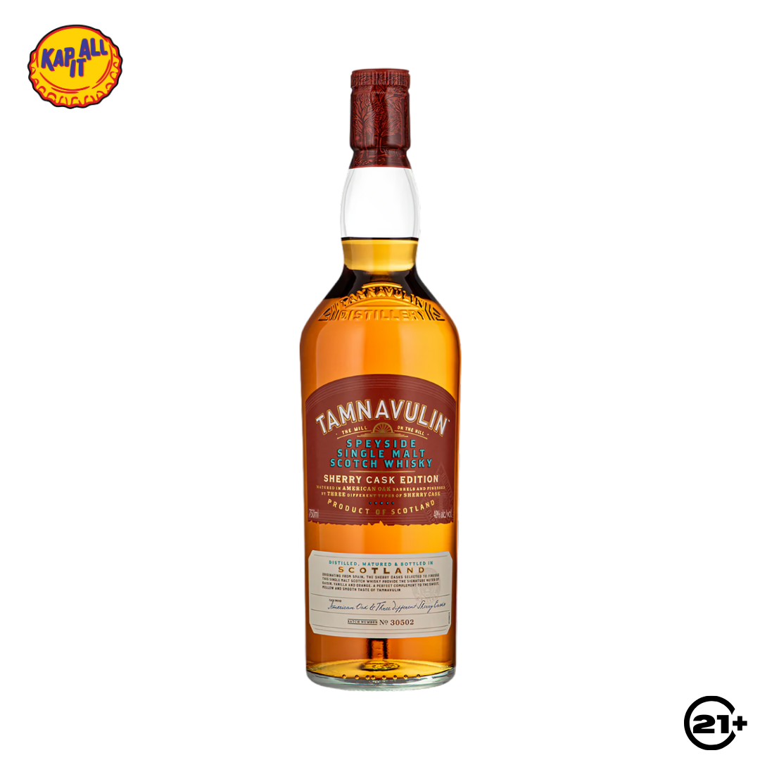 TAMNAVULIN SHERRY CASK SINGLE MALT SCOTCH WHISKY 700ml