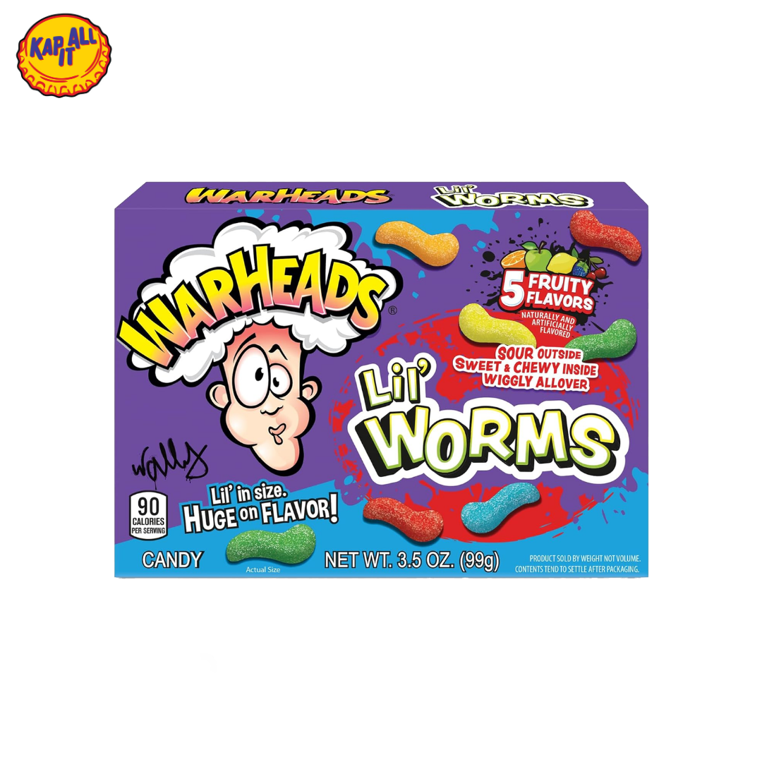 WARHEADS LIL WORMS 99g