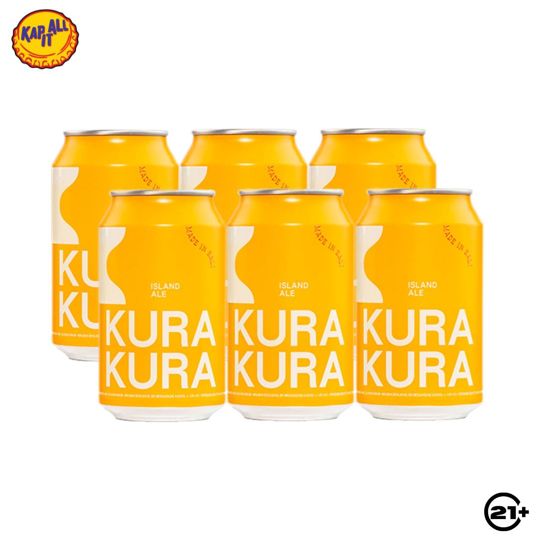PAKET BEER KURA KURA ISLAND ALE CAN 330ml - 6 CAN
