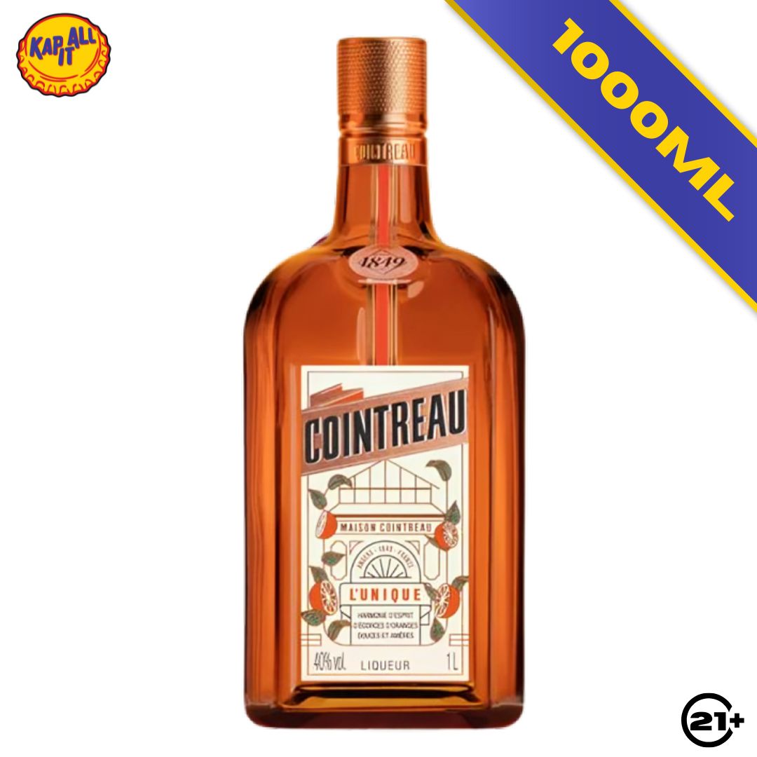 COINTREAU FRENCH ORANGE LIQUEUR 1000ml