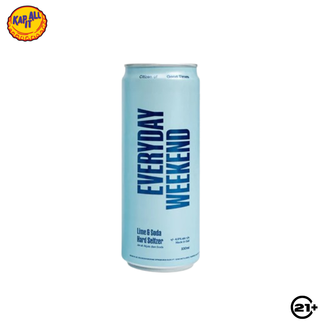 BEER EVERYDAY WEEKEND HARD SELTZER LIME & SODA 330ml