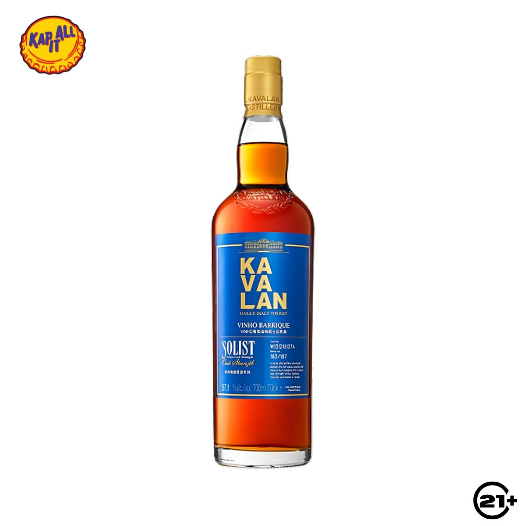 KAVALAN SOLIST VINHO BARRIQUE SINGLE CASK STRENGTH WHISKY 700ml