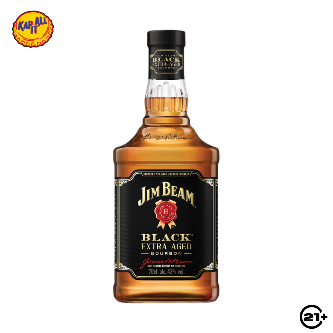 JIM BEAM BLACK EXTRA AGED BOURBON WHISKY 700ml