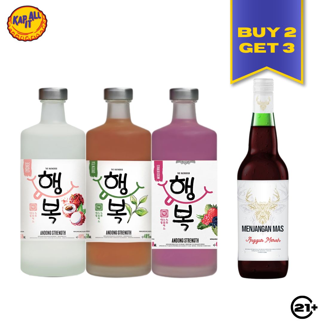 BUY 2 ANDONG STRENGTH FLAVOUR 750ml FREE 1 ANGGUR MENJANGAN MERAH 600ml