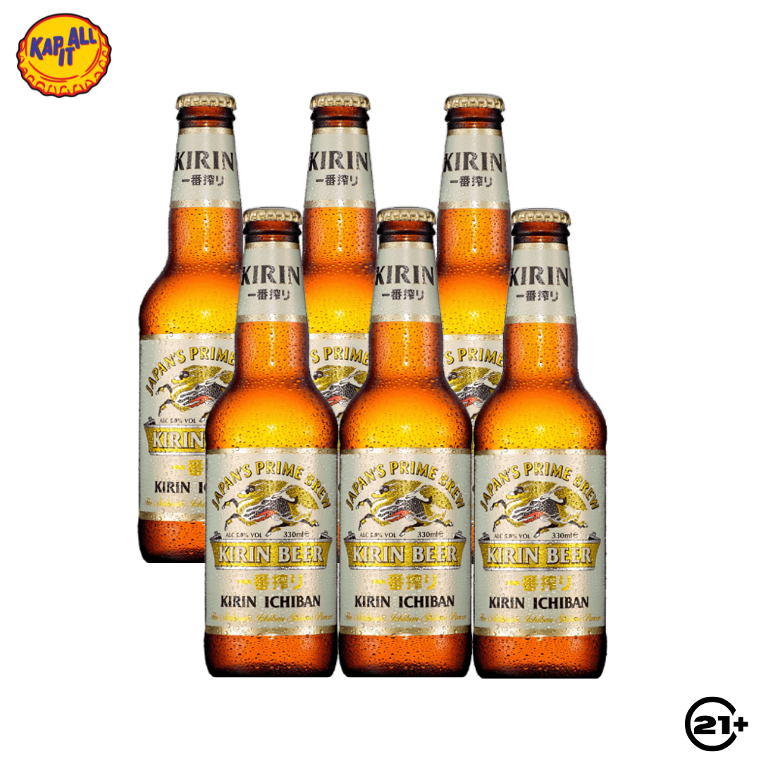 PAKET BEER KIRIN ICHIBAN PINT 330ml - 6 BOTTLE