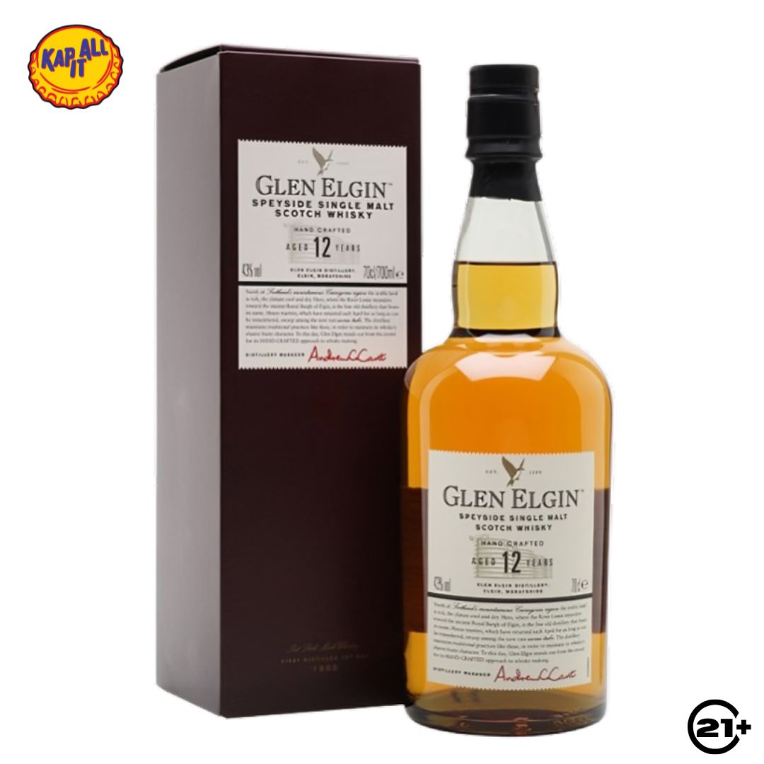 GLEN ELGIN 12 Y.O SINGLE MALT SCOTCH WHISKY 700ml