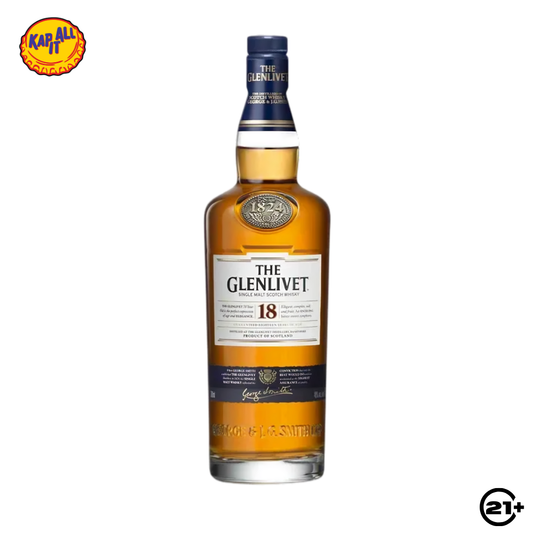 THE GLENLIVET 18 Y.O SINGLE MALT SCOTCH WHISKY 700ml