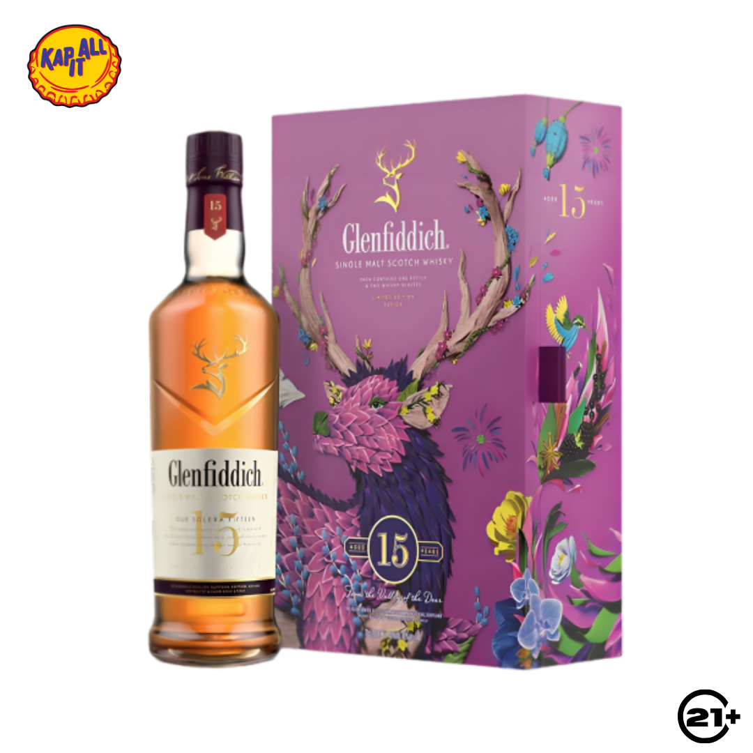 GLENFIDDICH 15 Y.O CNY GIFT SET 700ml