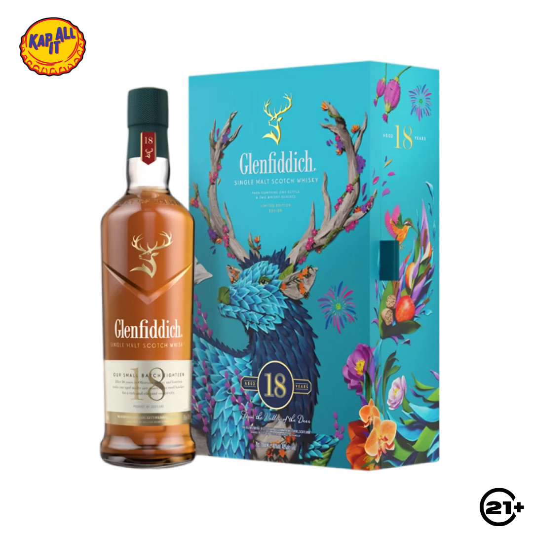 GLENFIDDICH 18 Y.O CNY GIFT SET 700ml