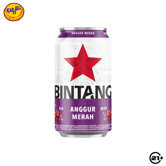 BEER BINTANG ANGGUR MERAH CAN 320ml