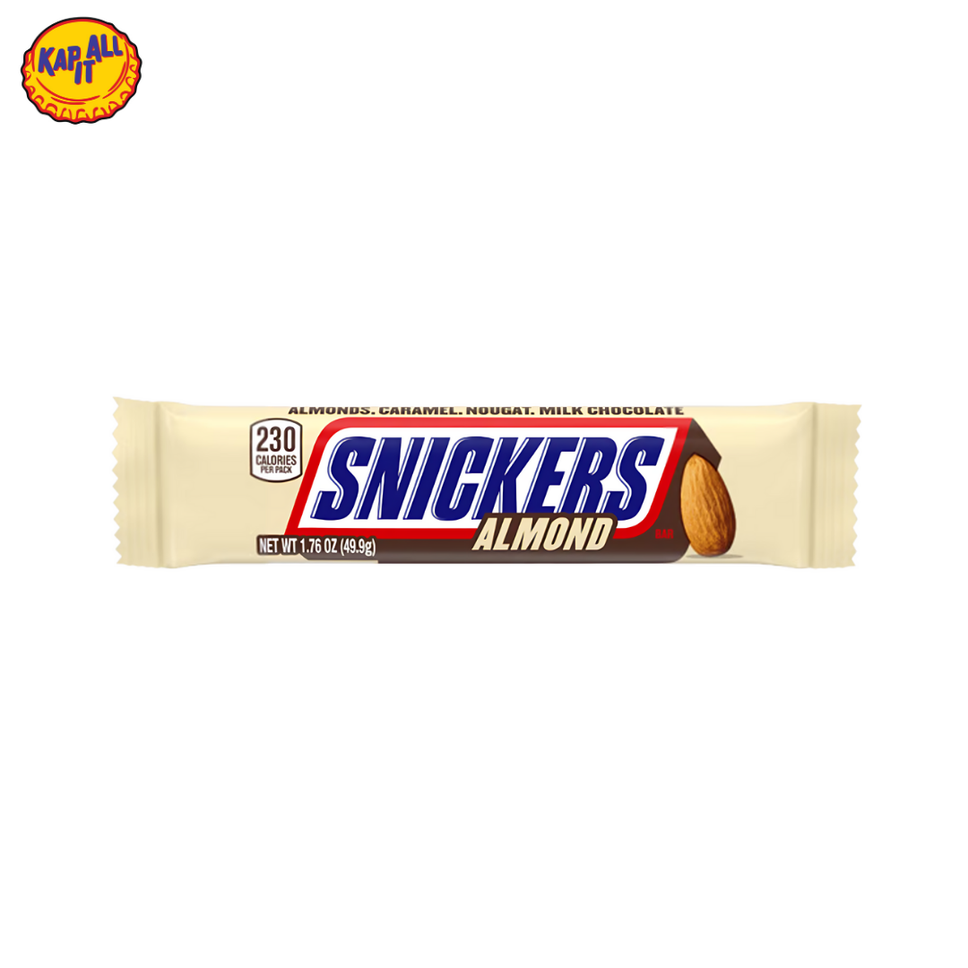 SNICKERS ALMOND CARAMEL NOUGAT MILK CHOCOLATE 49.9g