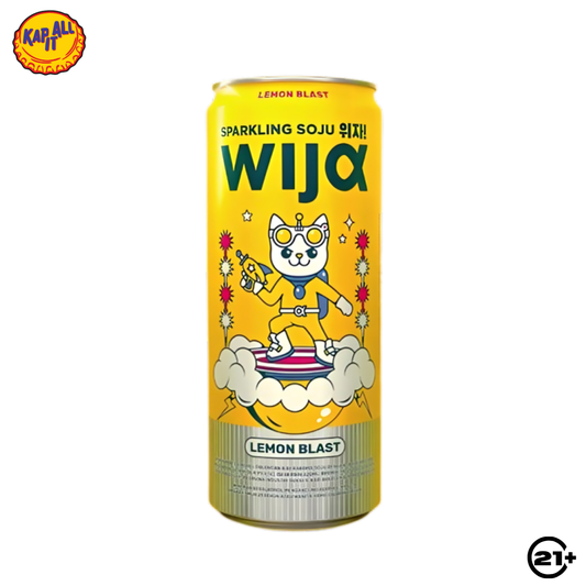 WIJA SPARKLING SOJU LEMON BLAST CAN 320ml