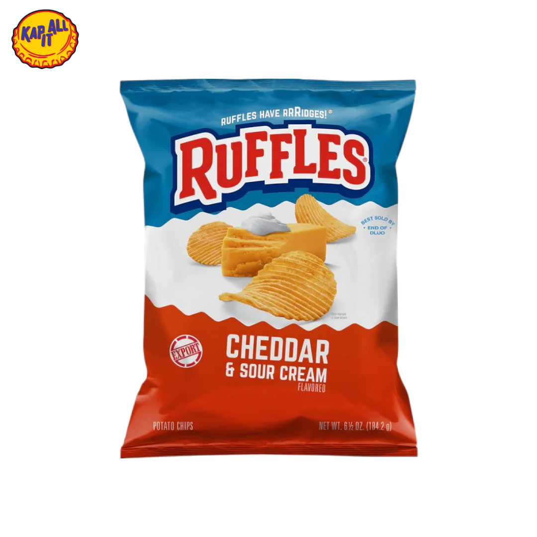 RUFFLES CHEDDAR & SOUR CREAM 184.2g
