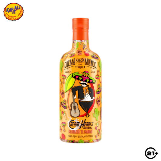 CREAM HEROES MARIACHI EL MANGO FLAVOR TEQUILA 700ml