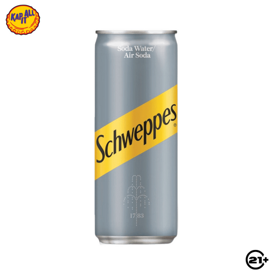 SCHWEPPES SODA WATER CAN 250ml