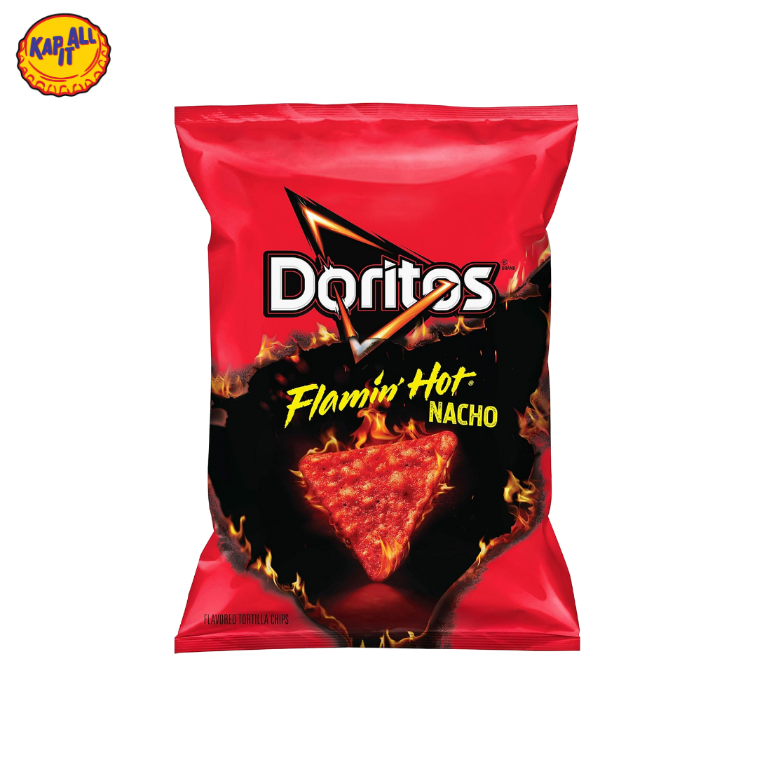 DORITOS FLAMIN HOT NACHO TORTILA CHIPS 311.8g