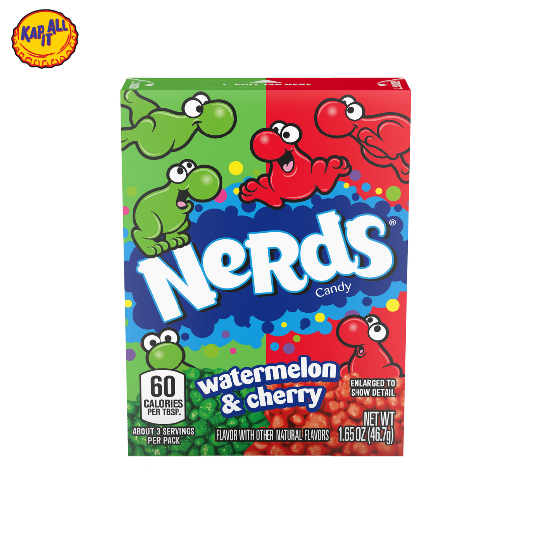 NERDS WATERMELON & CHERRY CANDY 46.7g