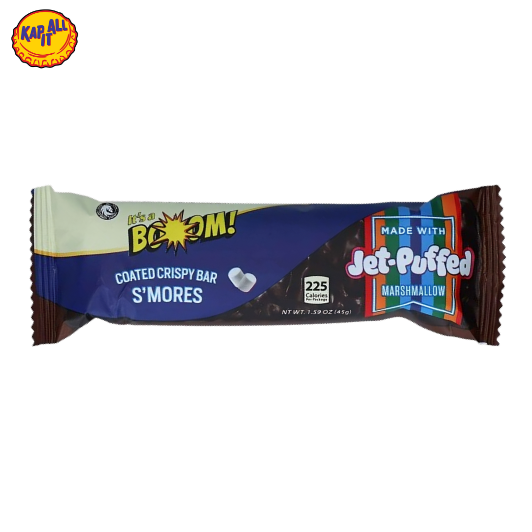 IT'S A BOOM COATED CRISPY BAR SMORES 45g