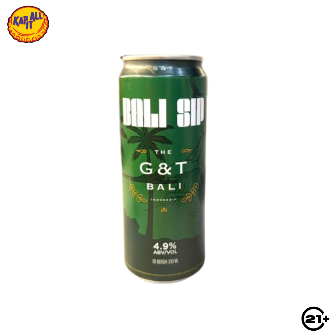 BALI SIP HARD SELTZER G&T 330ML