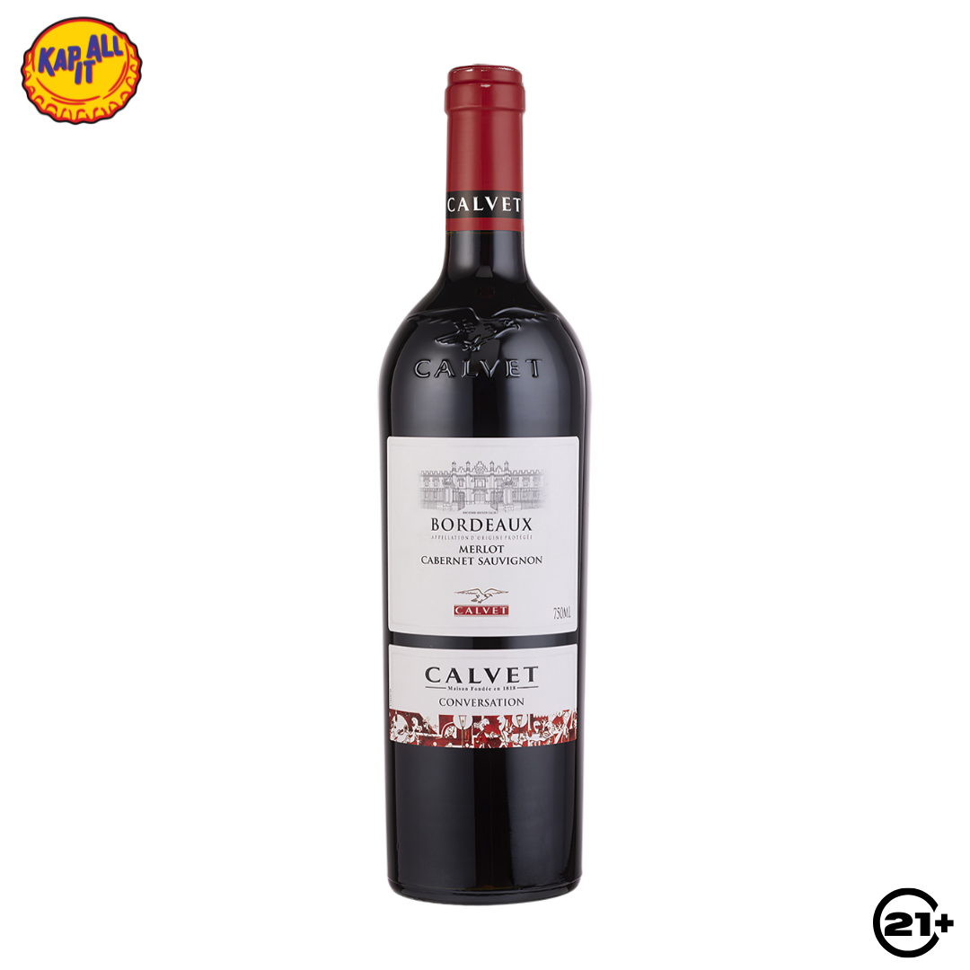 WINE CALVET CONVERSATION MERLOT CABERNET RED 2023 750ml