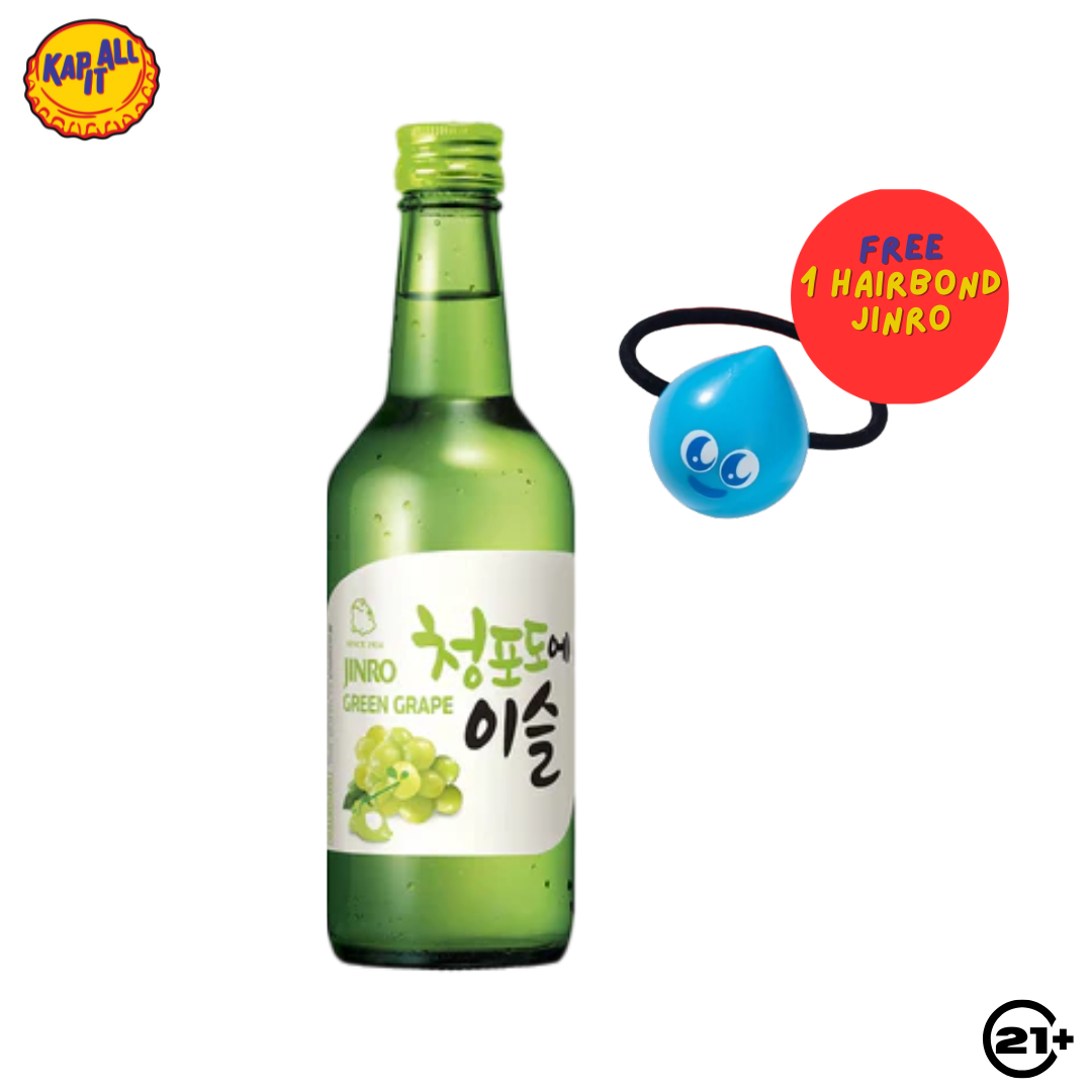 SOJU JINRO GREEN GRAPE 360ml