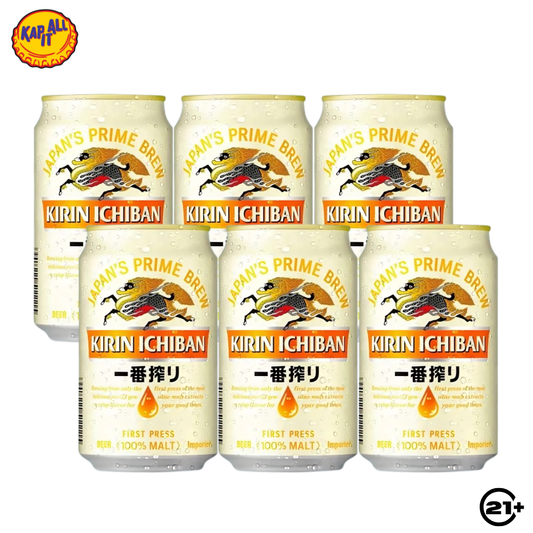 PAKET BEER KIRIN ICHIBAN CAN 330ml - 6 CAN
