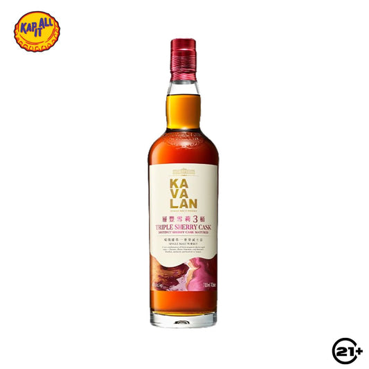 KAVALAN TRIPLE SHERRY CASK SINGLE MALT WHISKY 700ml