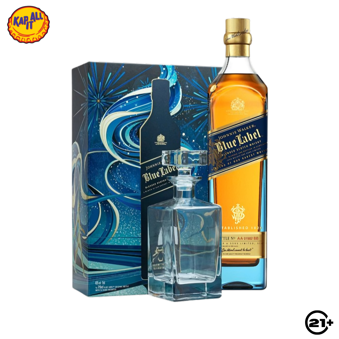 PAKET JOHNNIE WALKER BLUE LABEL 700ml + GELAS