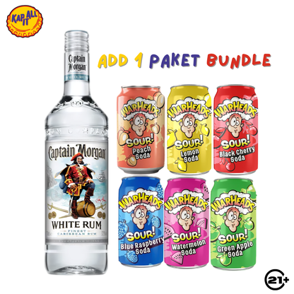 CAPTAIN MORGAN WHITE RUM 750ml