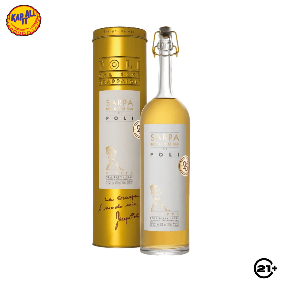 JACOPO POLI GRAPPA DI POLI SARPA ORO 700ml