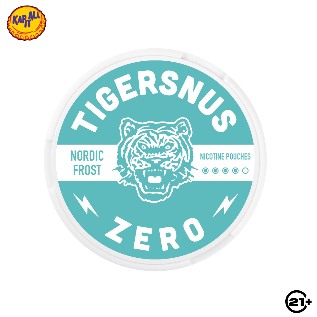 TIGERSNUS ZERO NORDIC FROST - NICOTINE POUCH