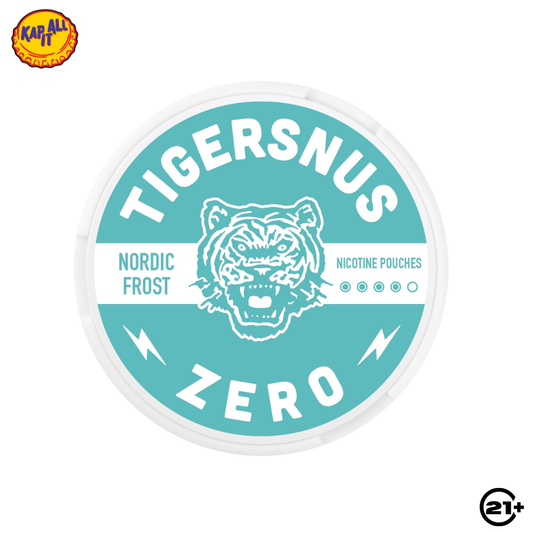 TIGERSNUS ZERO NORDIC FROST - NICOTINE POUCH
