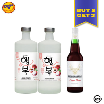 BUY 2  ANDONG STRENGTH FLAVOUR 750ml FREE 1 ANGGUR MENJANGAN MERAH 600ml