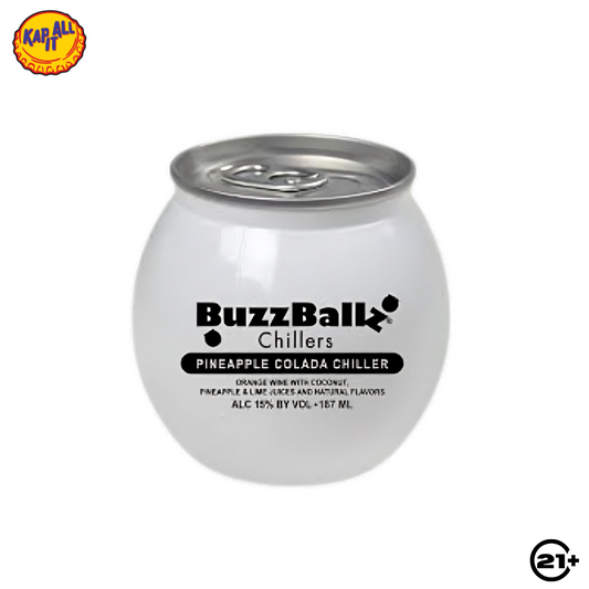 BUZZBALLZ CHILLERS PINEAPPLE COLADA 187ml